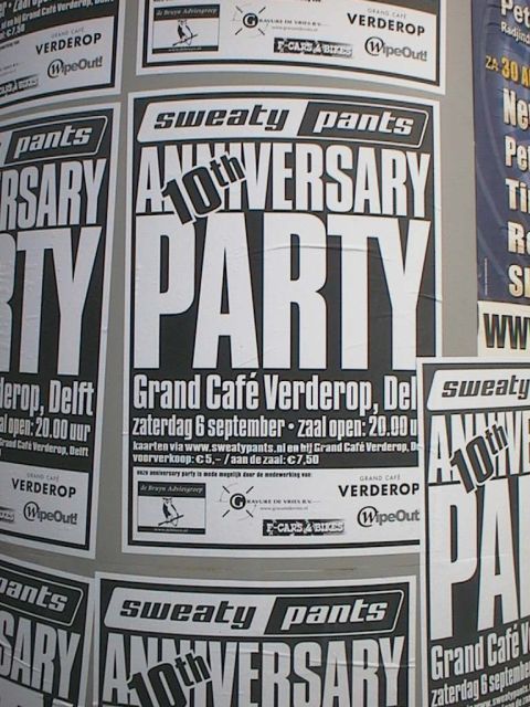 Sweaty Pants -  reclame,poster