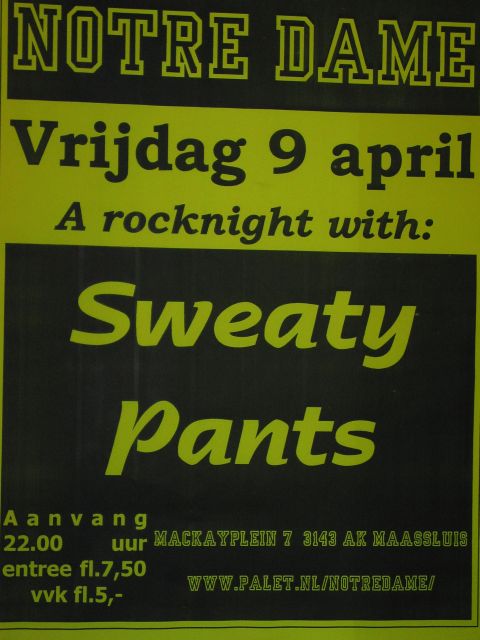 Sweaty Pants -  reclame,poster