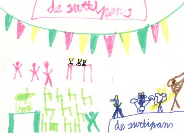 Sweaty Pants -  reclame,tekening,poster